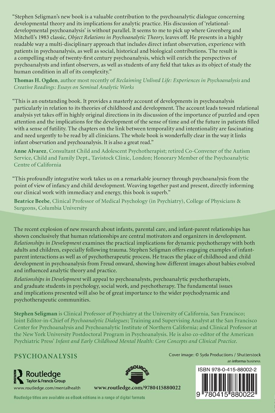 Rückseitencover Relationships in Development