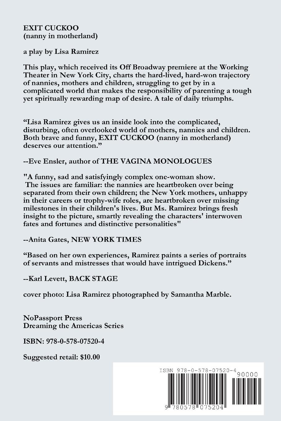 Rückseitencover Exit Cuckoo (nanny in motherland)