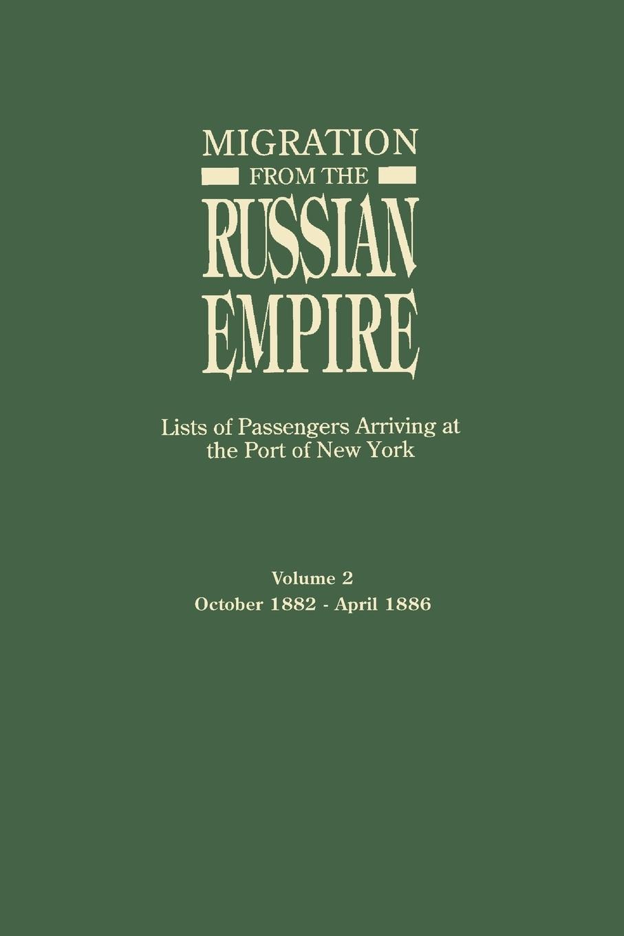 Vorderes Coverbild Migration from the Russian Empire