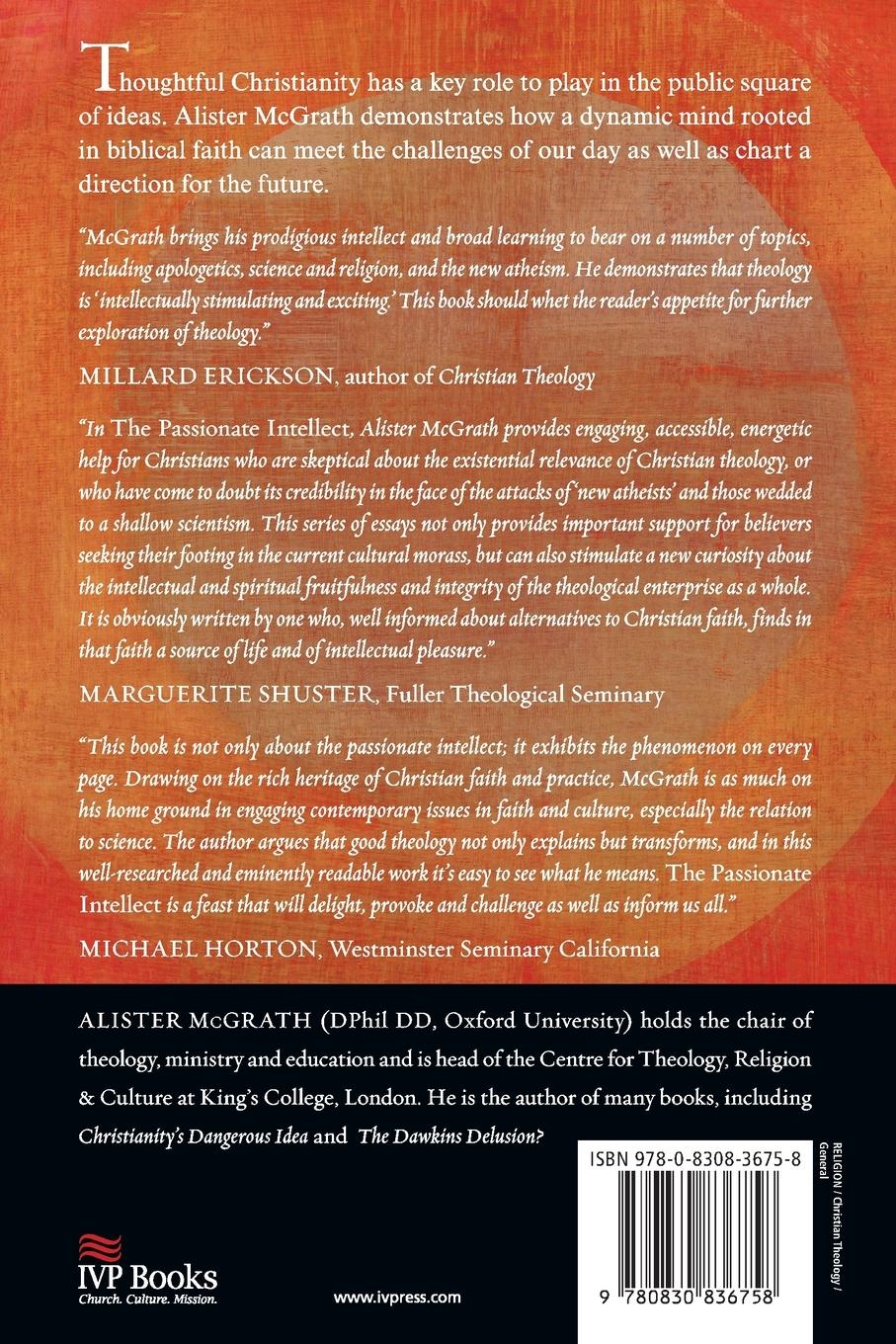 Rückseitencover The Passionate Intellect