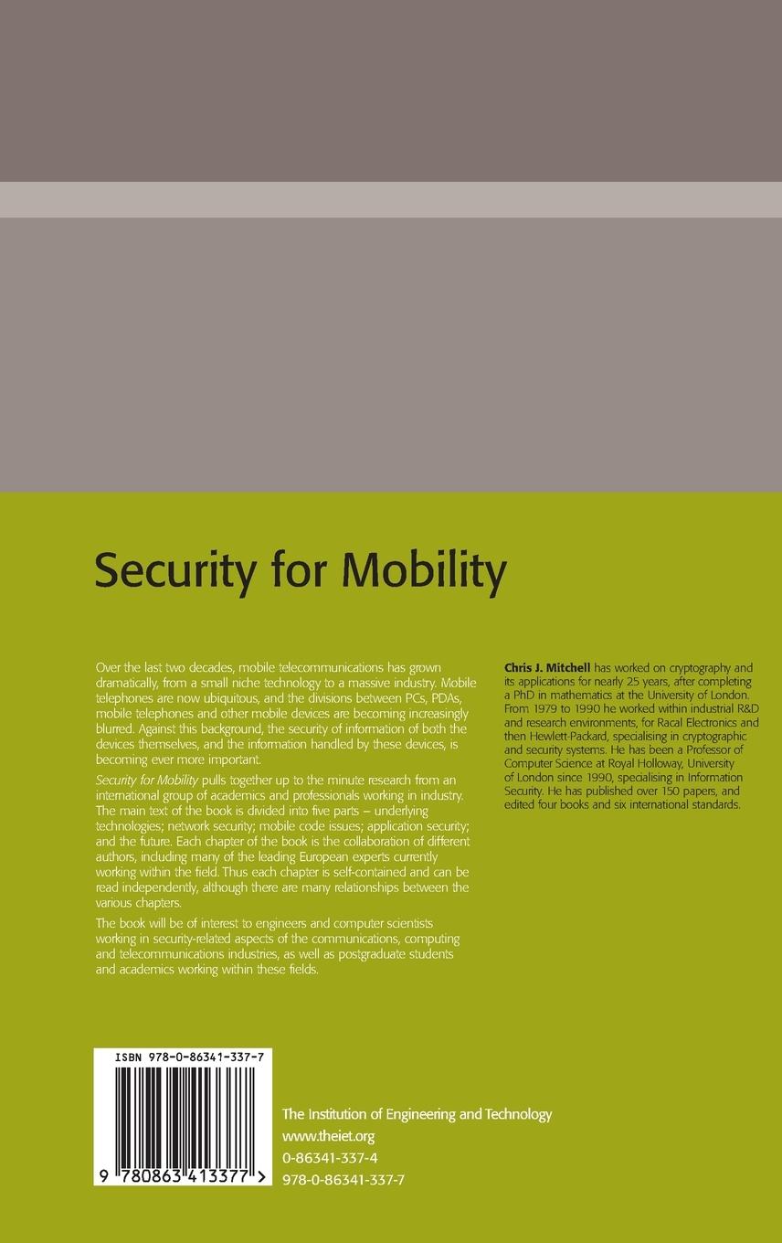Rückseitencover Security for Mobility