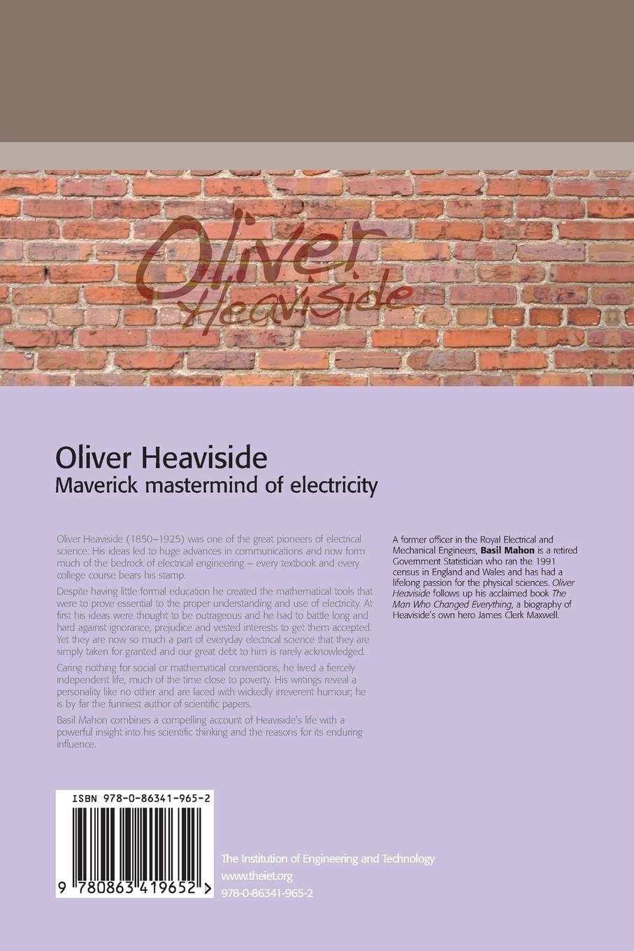 Rückseitencover Oliver Heaviside