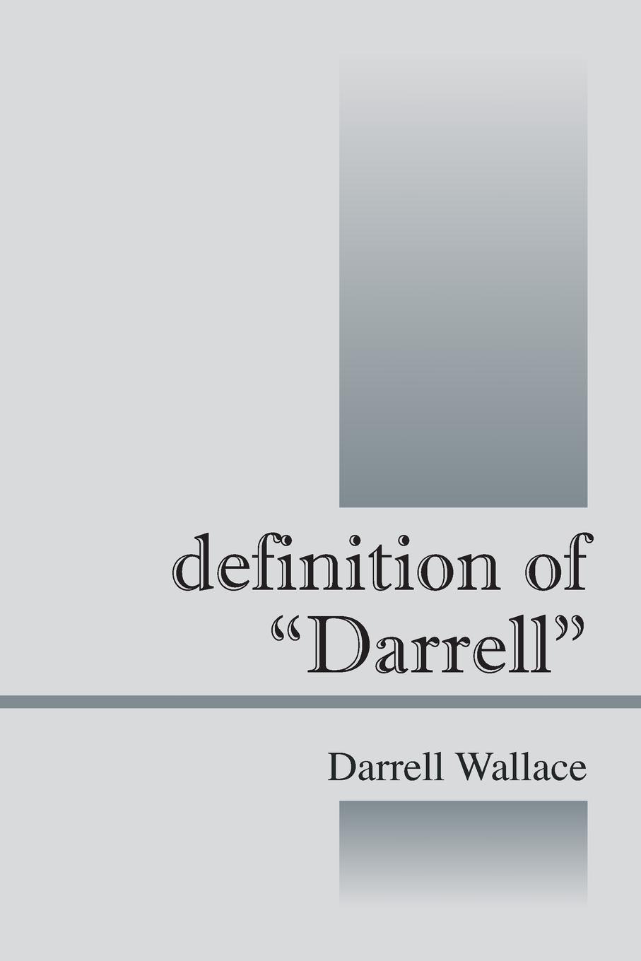 Vorderes Coverbild Definition of Darrell