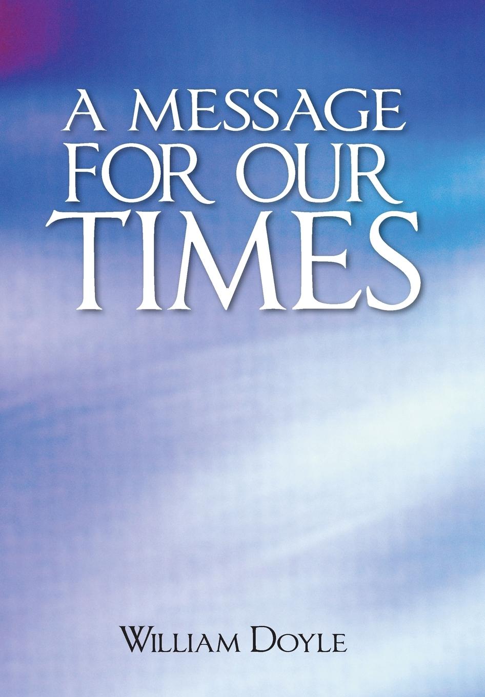 Vorderes Coverbild A Message for Our Times