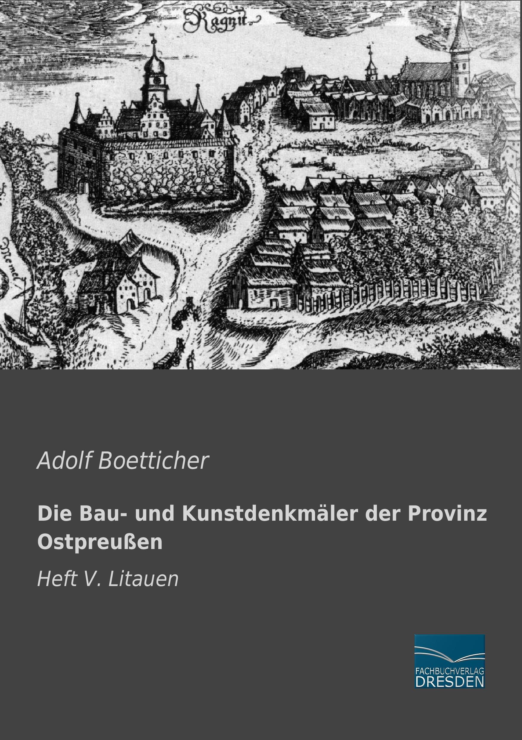 Vorderes Coverbild Die Bau- und Kunstdenkmäler der Provinz Ostpreußen