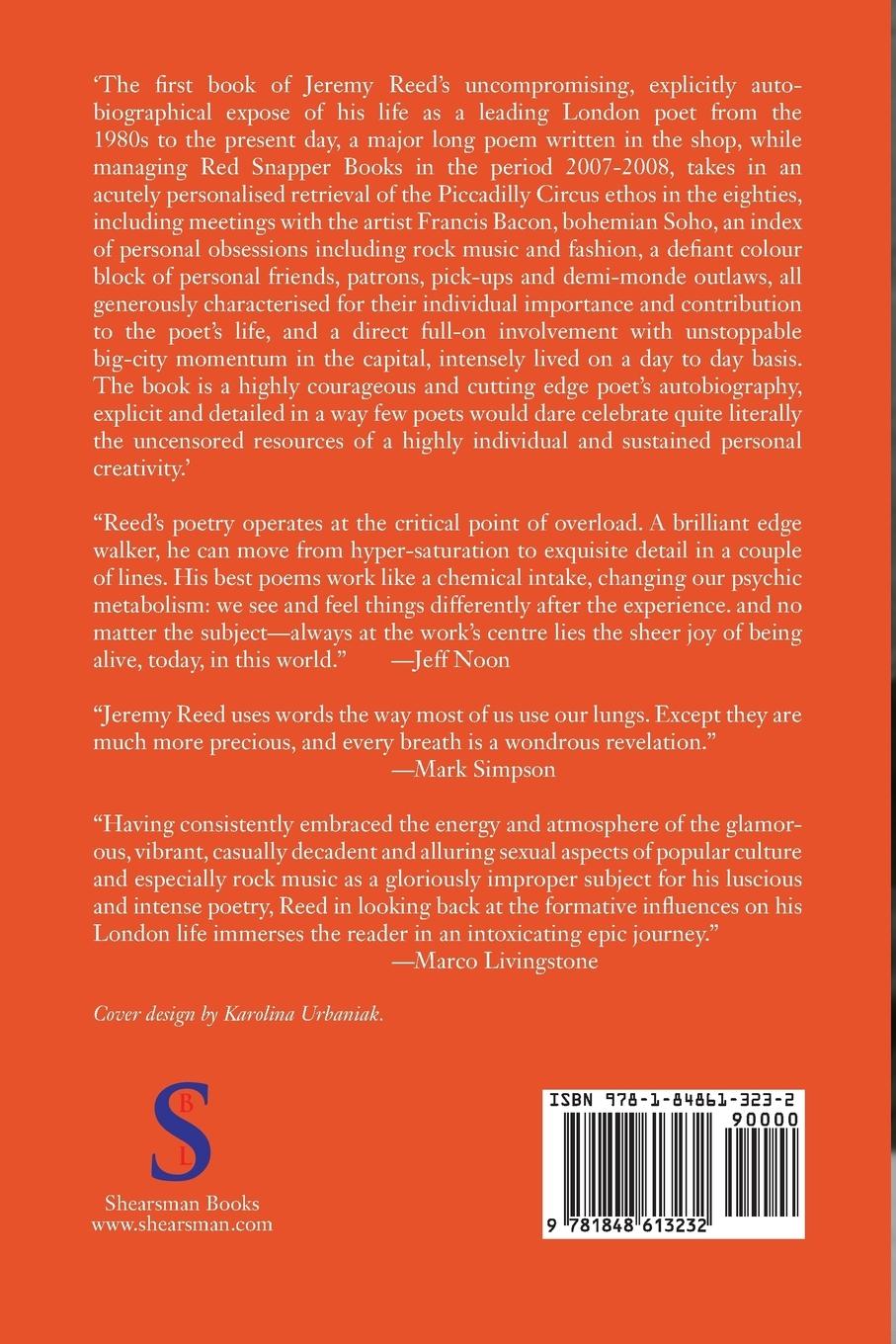 Rückseitencover The Glamour Poet vs. Francis Bacon, Rent and Eyelinered Pussycat Dolls