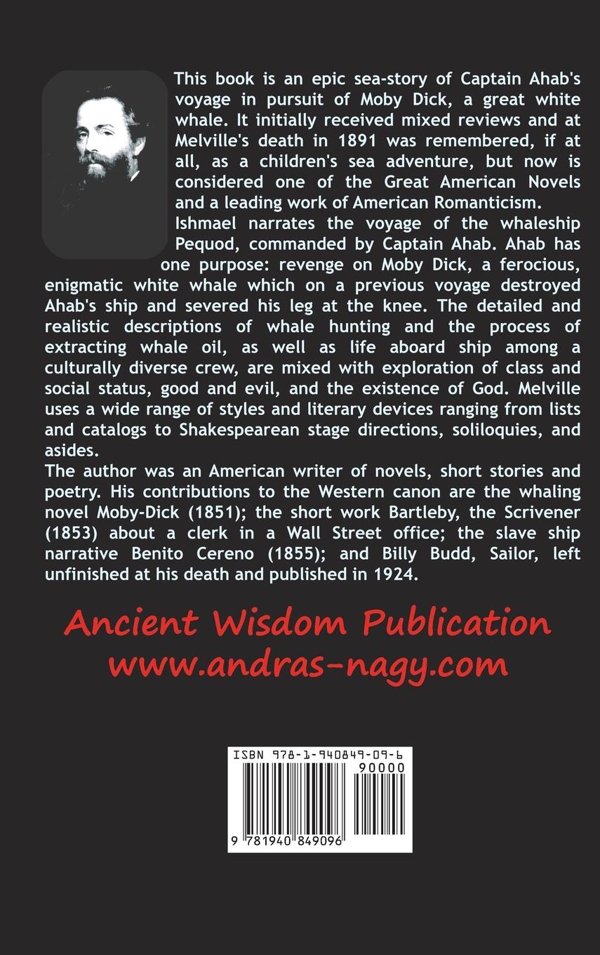 Rückseitencover Moby-Dick