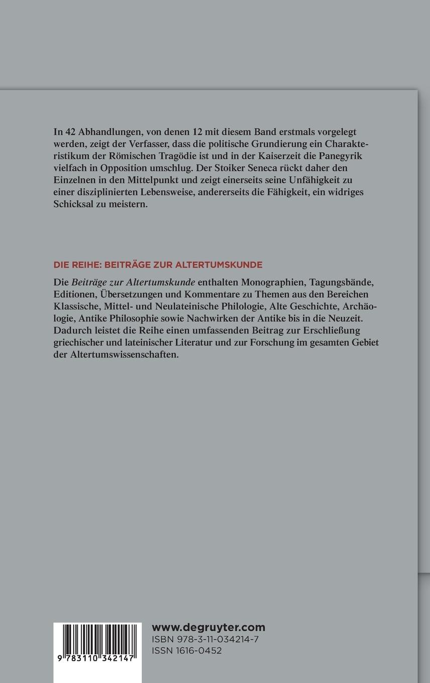 Rückseitencover Studien zur Originalität der römischen Tragödie
