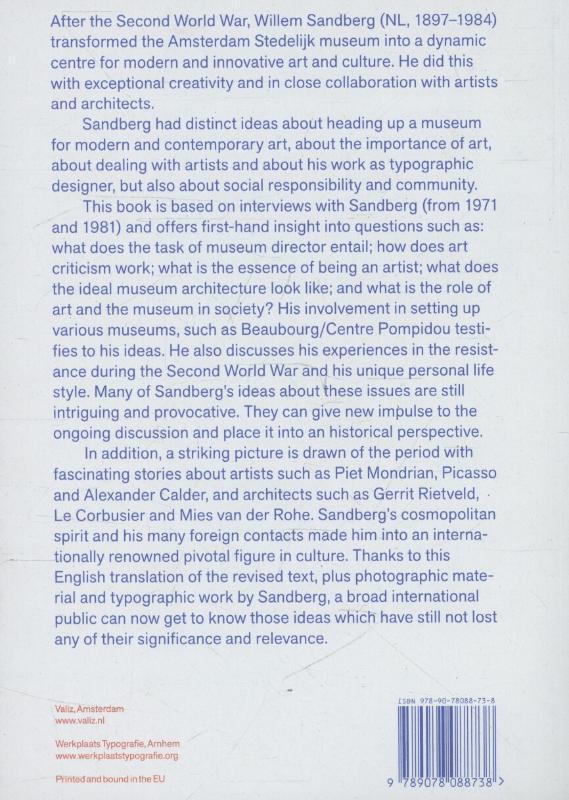 Rückseitencover Willem Sandberg: Portrait of an Artist