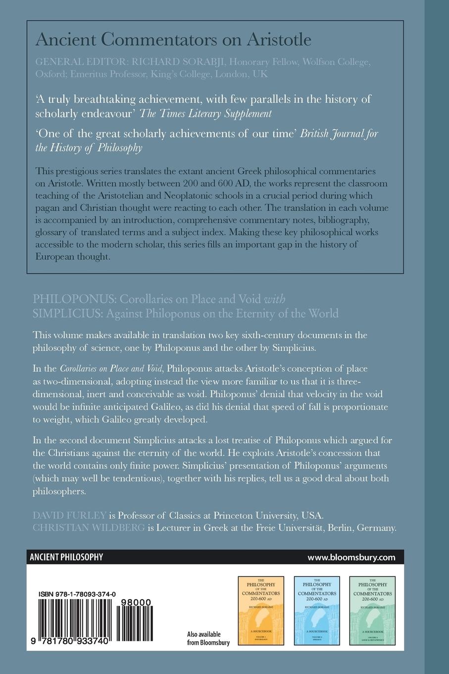 Rückseitencover Philoponus