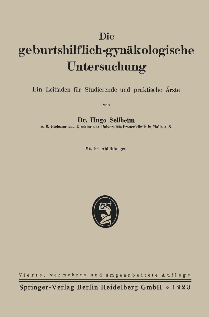 Vorderes Coverbild Die geburtshilflich-gynäkologische Untersuchung