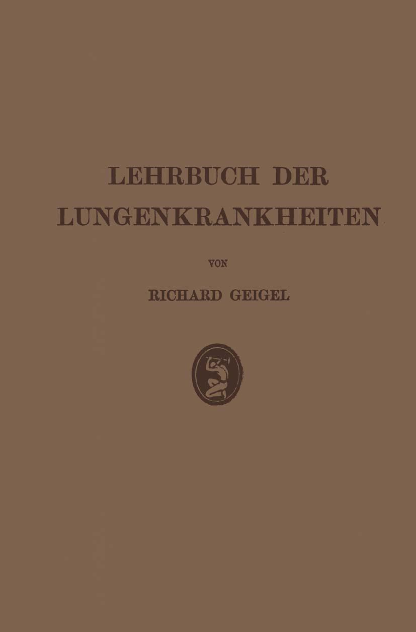 Vorderes Coverbild Lehrbuch Der Lungenkrankheiten