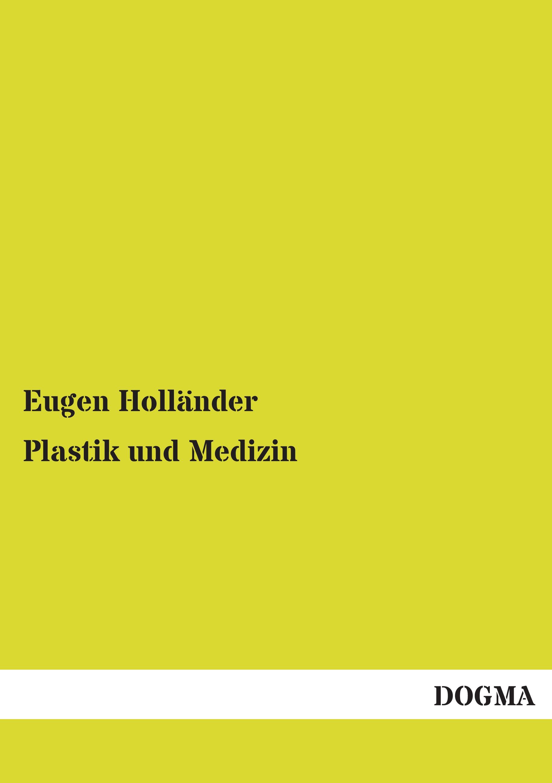 Vorderes Coverbild Plastik und Medizin