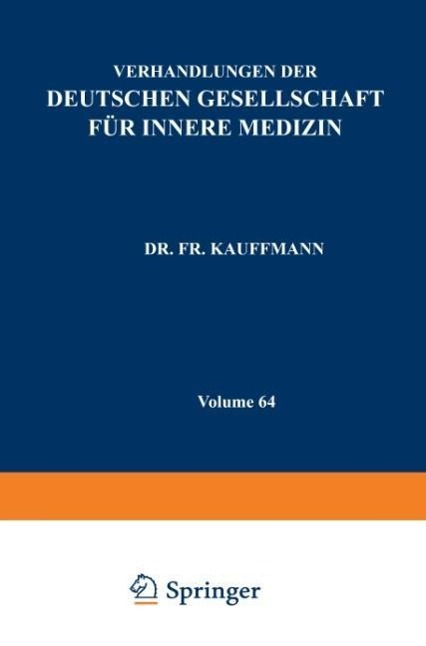 Vorderes Coverbild Verhandlungen der Deutschen Gesellschaft für Innere Medizin