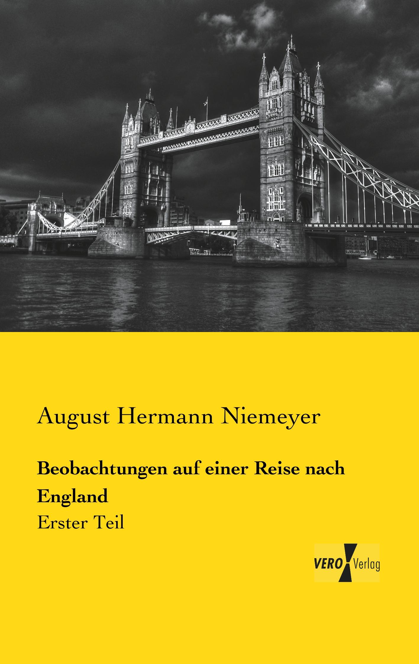 Vorderes Coverbild Beobachtungen auf einer Reise nach England