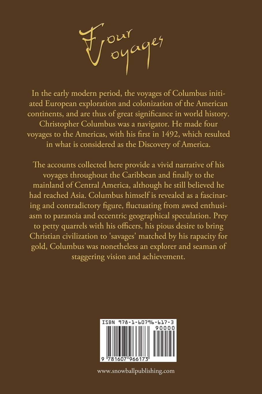 Rückseitencover The Four Voyages of Christopher Columbus