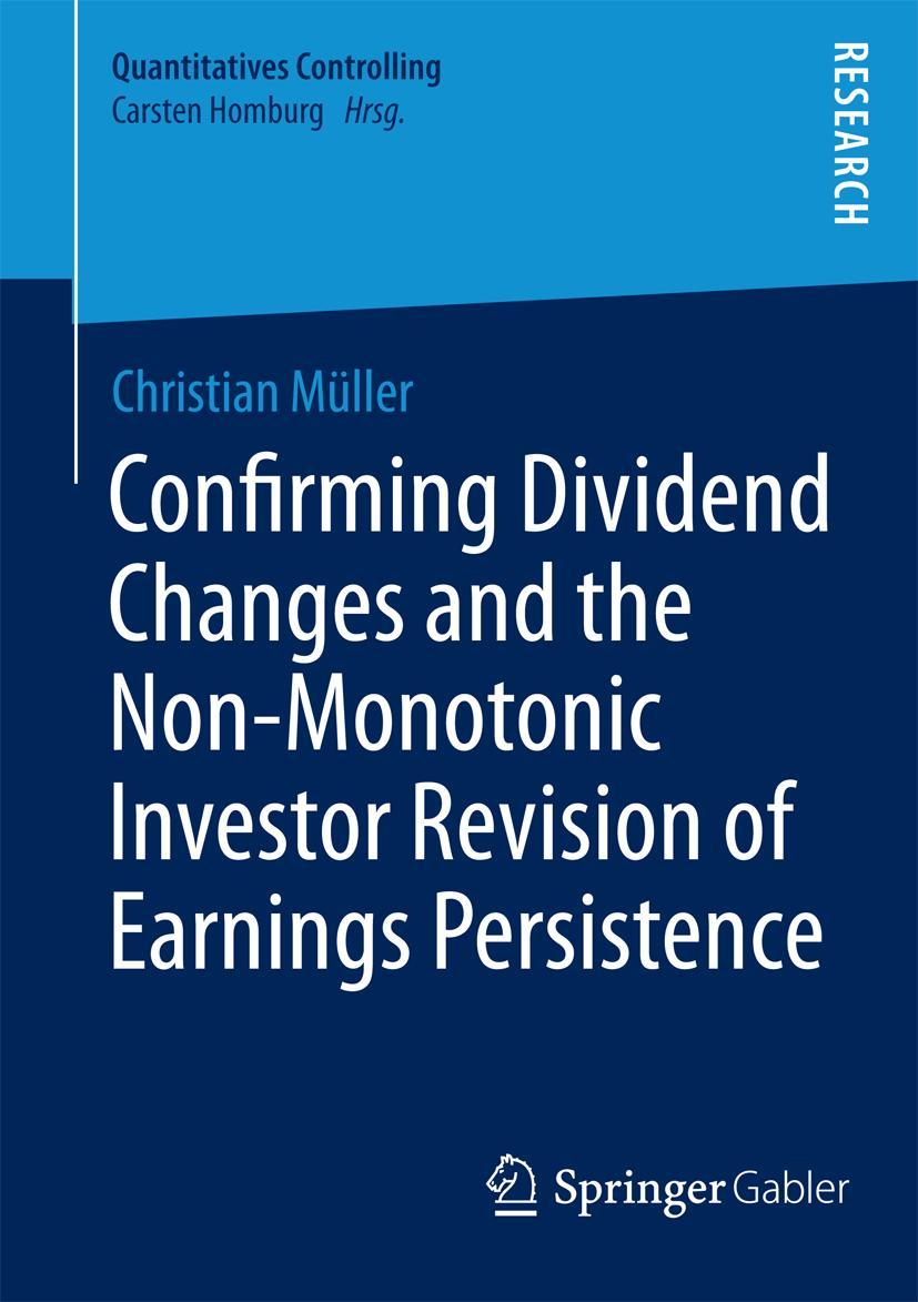 Vorderes Coverbild Confirming Dividend Changes and the Non-Monotonic Investor Revision of Earnings Persistence
