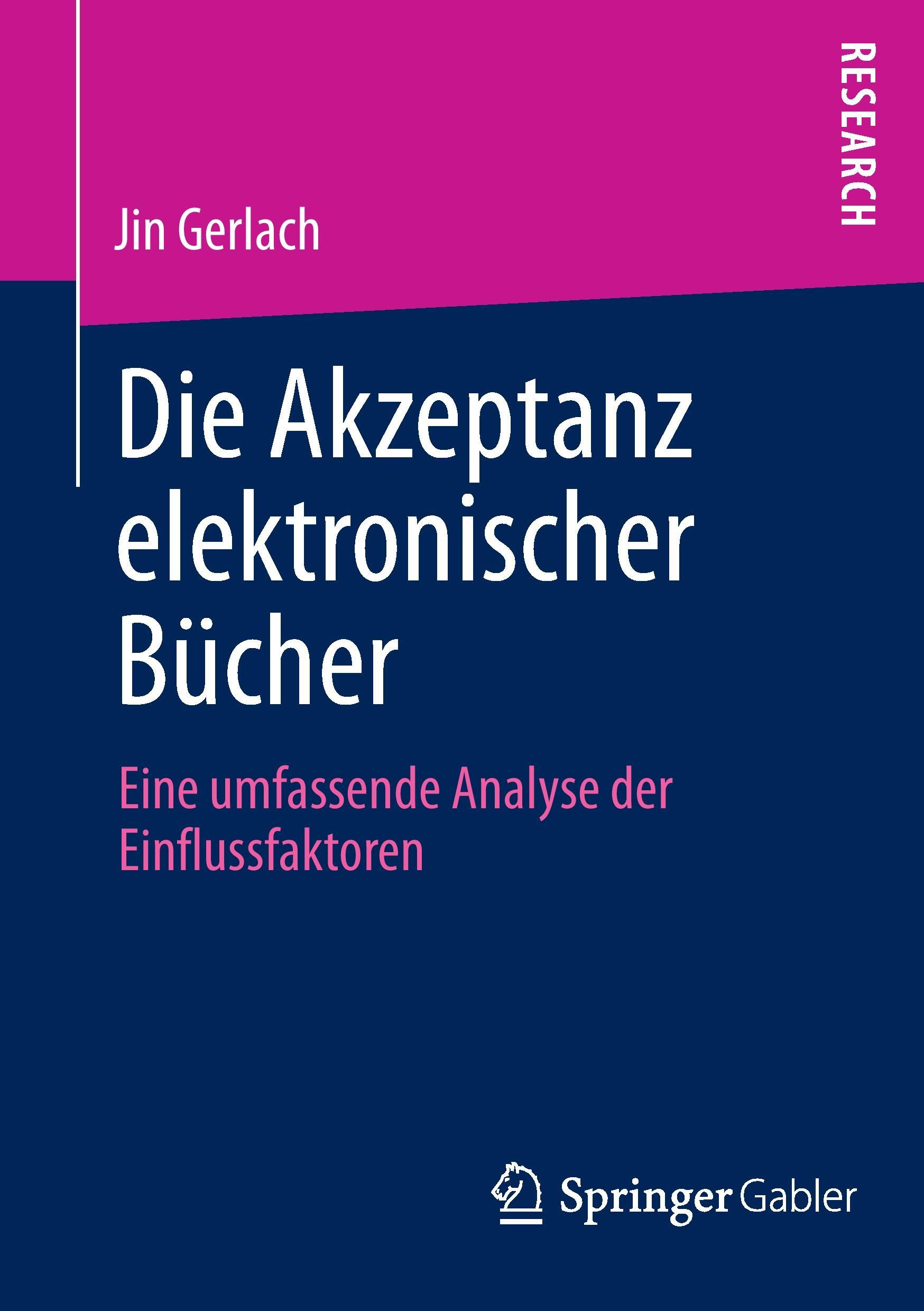 Vorderes Coverbild Die Akzeptanz elektronischer Bücher