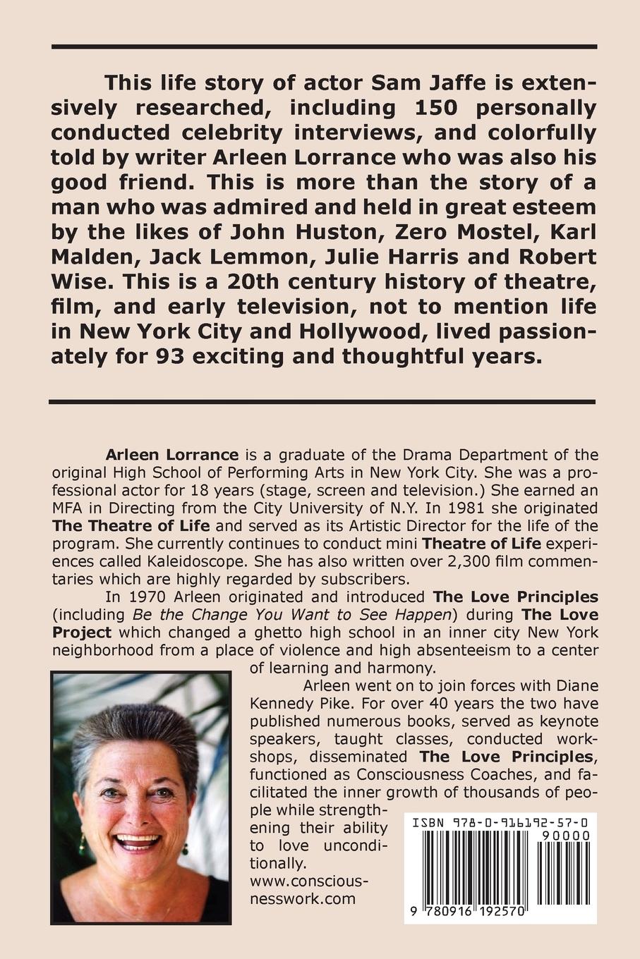 Rückseitencover Sam Jaffe