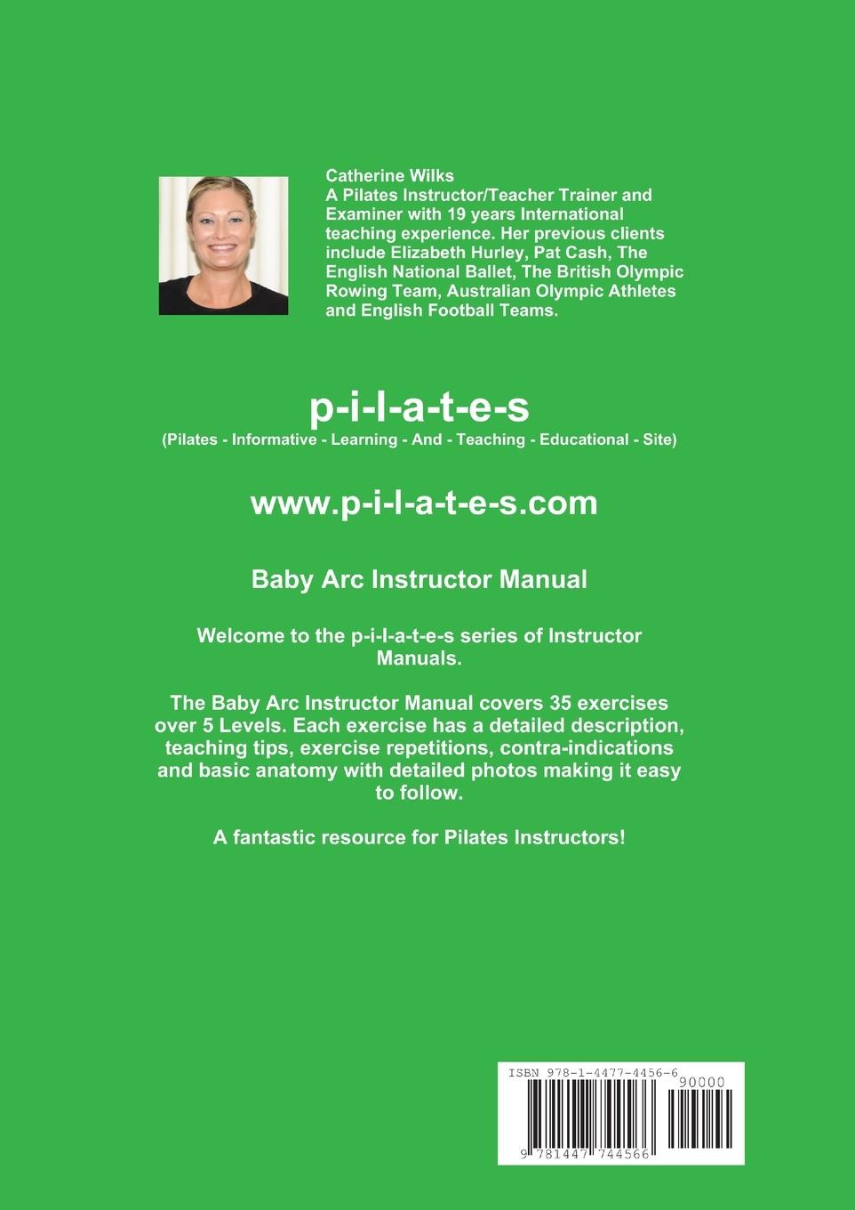 Rückseitencover p-i-l-a-t-e-s Instructor Manual Baby Arc Levels 1 - 5