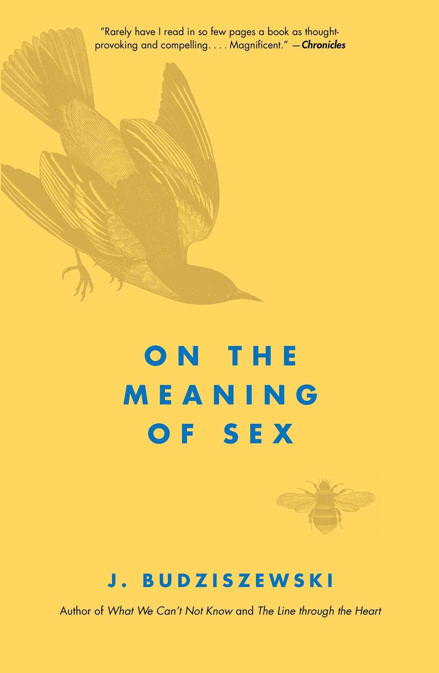 Vorderes Coverbild On the Meaning of Sex