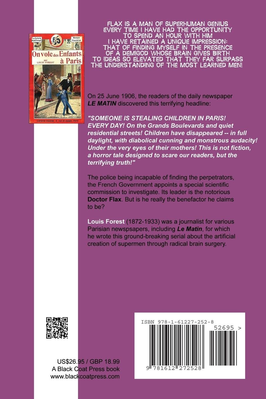 Rückseitencover Someone Is Stealing Children in Paris