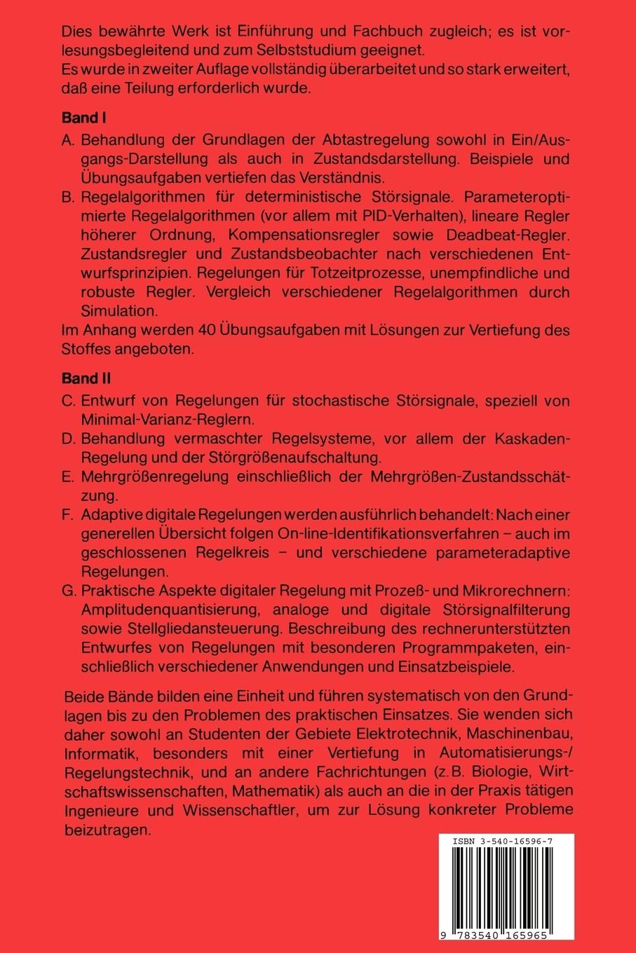 Rückseitencover Digitale Regelsysteme