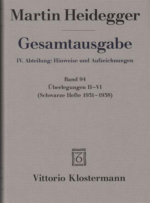 Vorderes Coverbild Gesamtausgabe. 4 Abteilungen / Überlegungen II-VI
