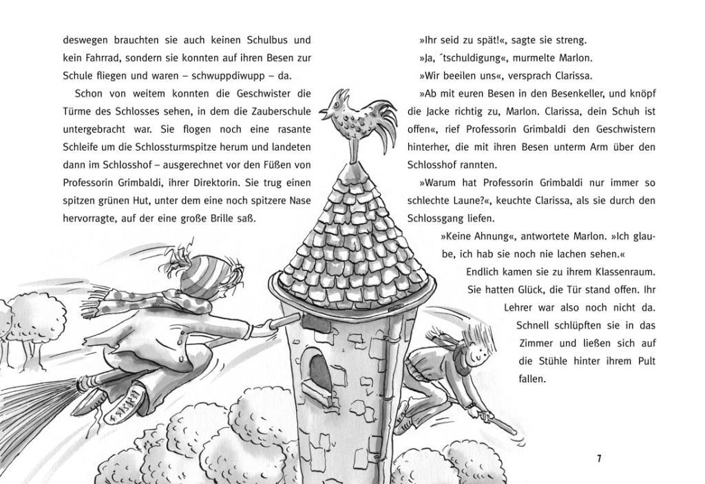 Beispielinhalt (Bild) Das magische Mal - Chaos in der Zauberschule