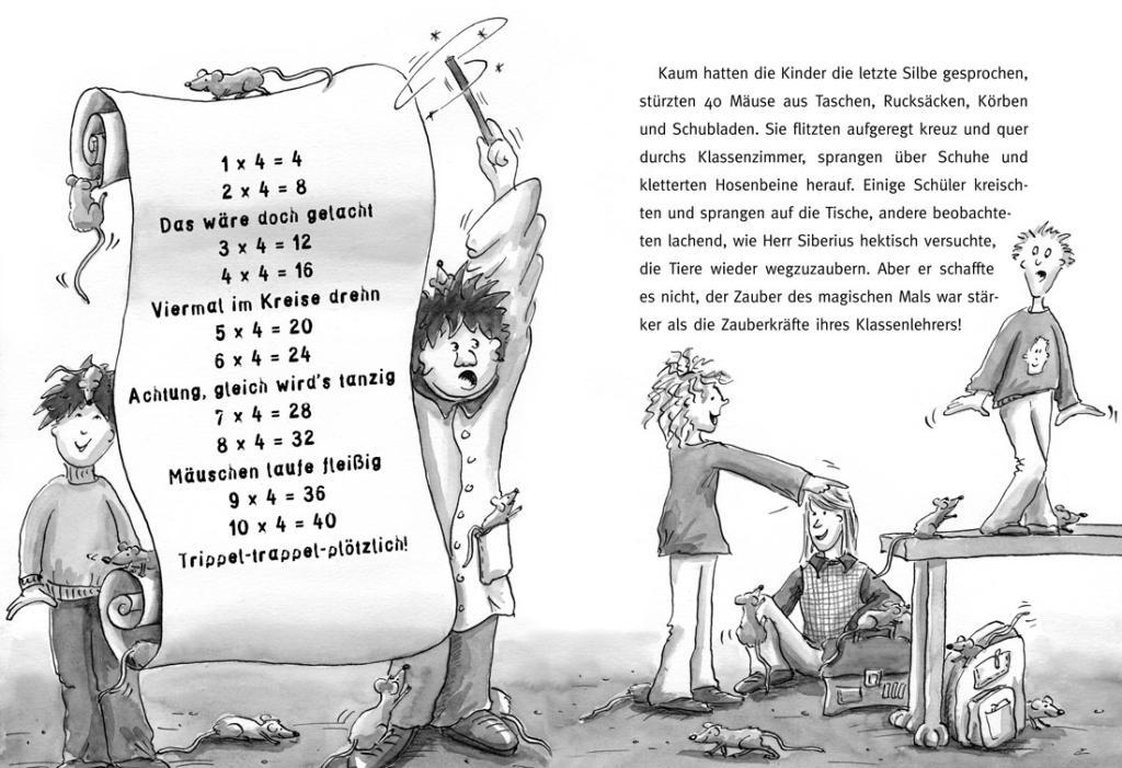 Beispielinhalt (Bild) Das magische Mal - Chaos in der Zauberschule
