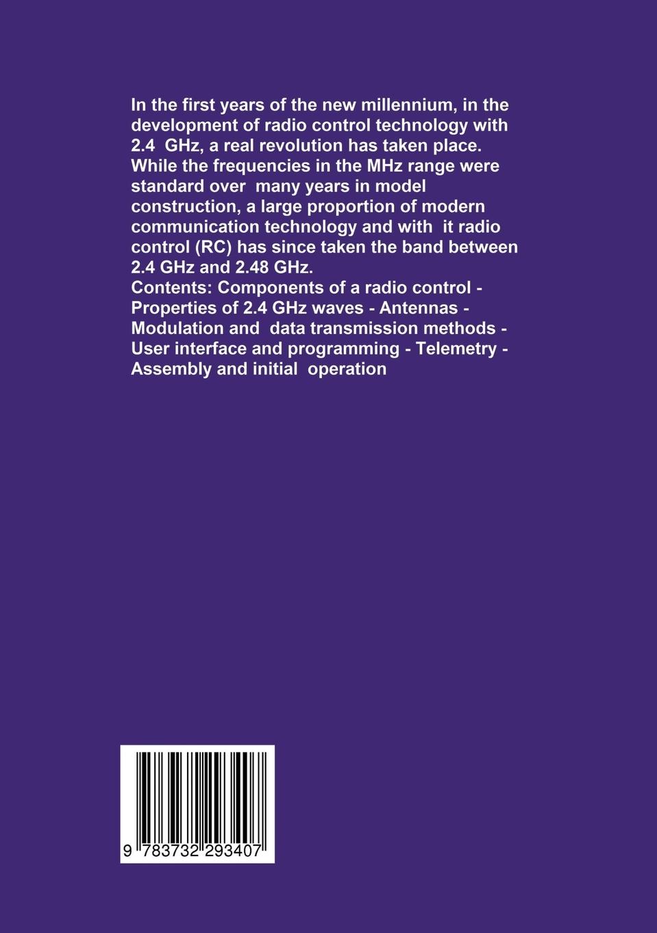 Rückseitencover Radio Control with 2.4 GHz