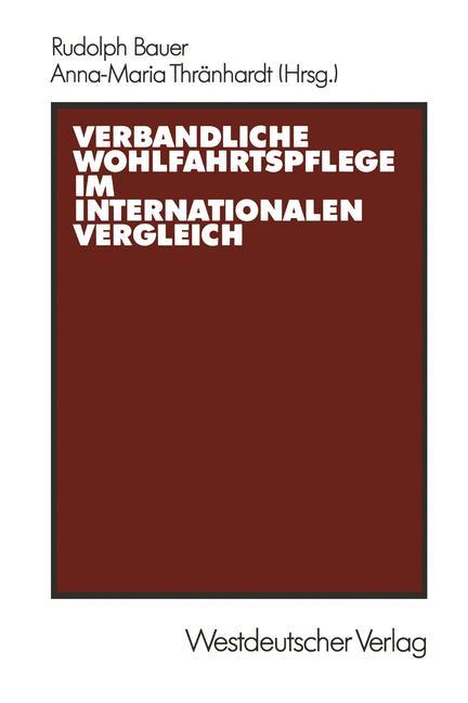 Vorderes Coverbild Verbandliche Wohlfahrtspflege im internationalen Vergleich