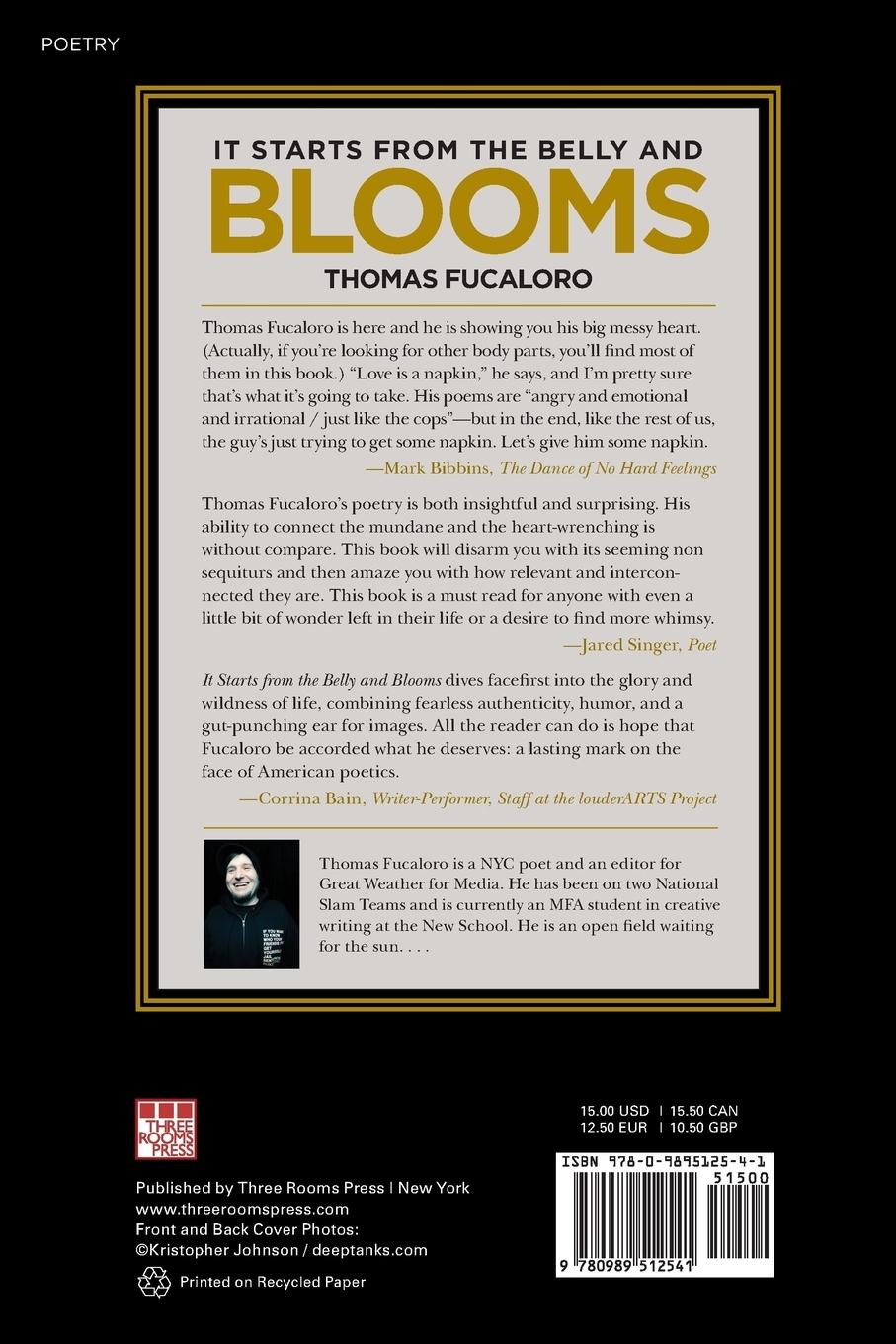 Rückseitencover It Starts from the Belly and Blooms