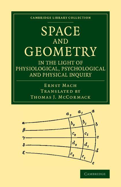 Vorderes Coverbild Space and Geometry in the Light of Physiological, Psychological and             Physical Inquiry