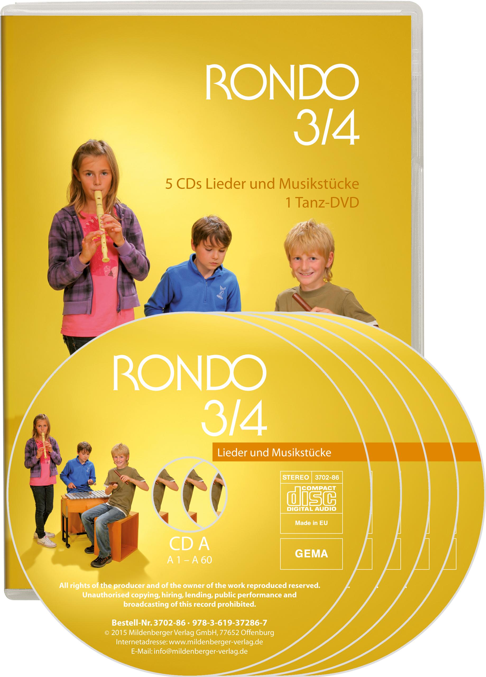 Vorderes Coverbild RONDO 3/4 - Neuausgabe - 5 Audio-CDs