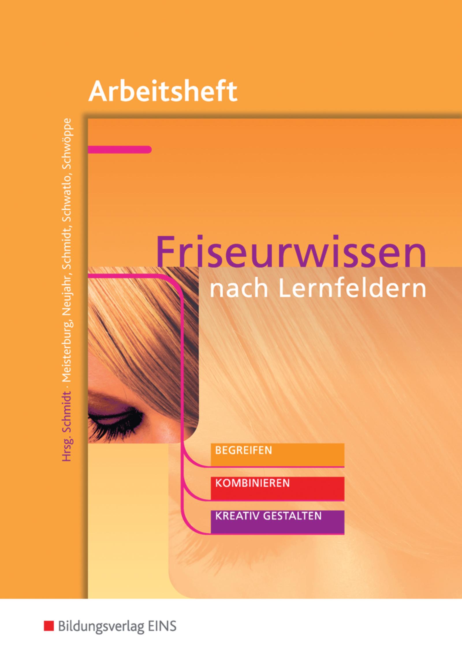 Vorderes Coverbild Friseurwissen nach Lernfeldern. Arbeitsheft