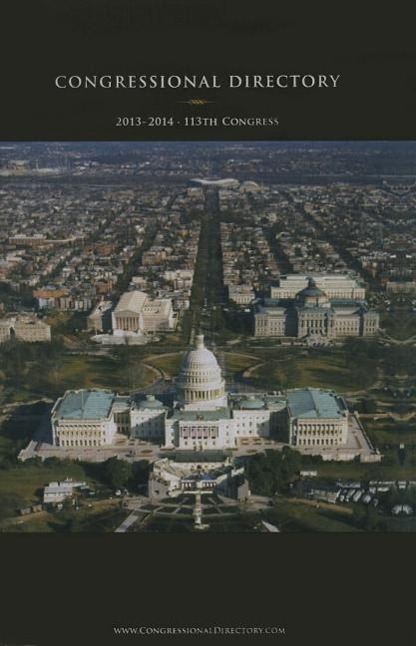 Vorderes Coverbild Official Congressional Directory, 113th Congress, Paperbound