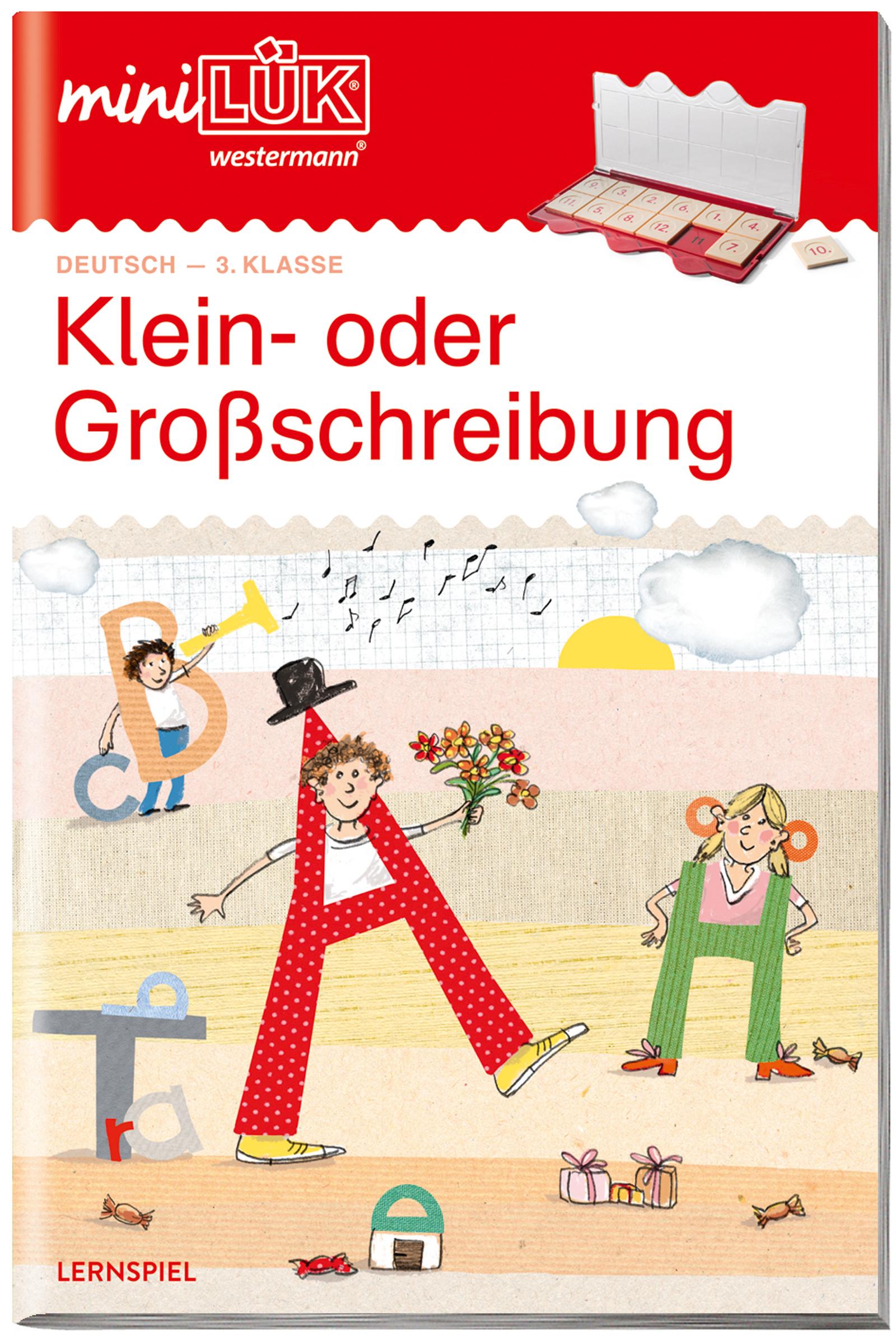 Vorderes Coverbild miniLÜK. Klein- oder Großschreibung: Rechtschreibung ab Klasse 3