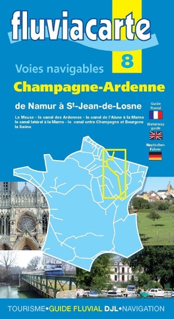 Vorderes Coverbild Fluviacarte 08 Champagne Ardenne