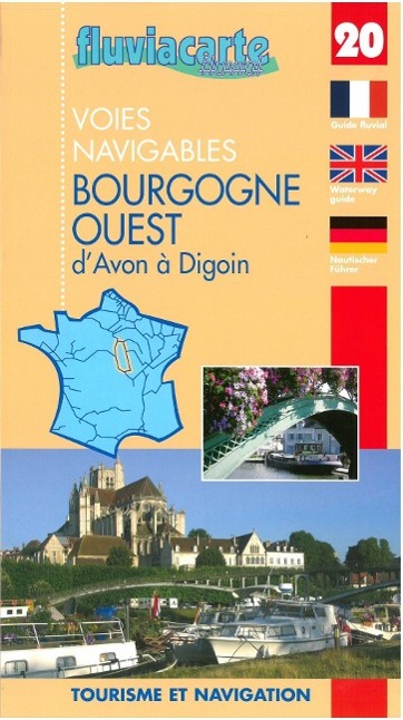 Vorderes Coverbild Fluviacarte 20 Bourgogne Ouest