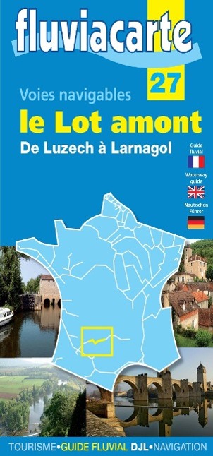 Vorderes Coverbild Fluviacarte 27 le Lot Amont