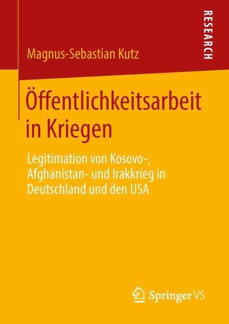 Vorderes Coverbild Öffentlichkeitsarbeit in Kriegen