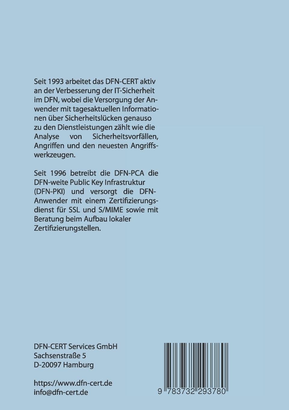 Rückseitencover Sicherheit in vernetzten Systemen