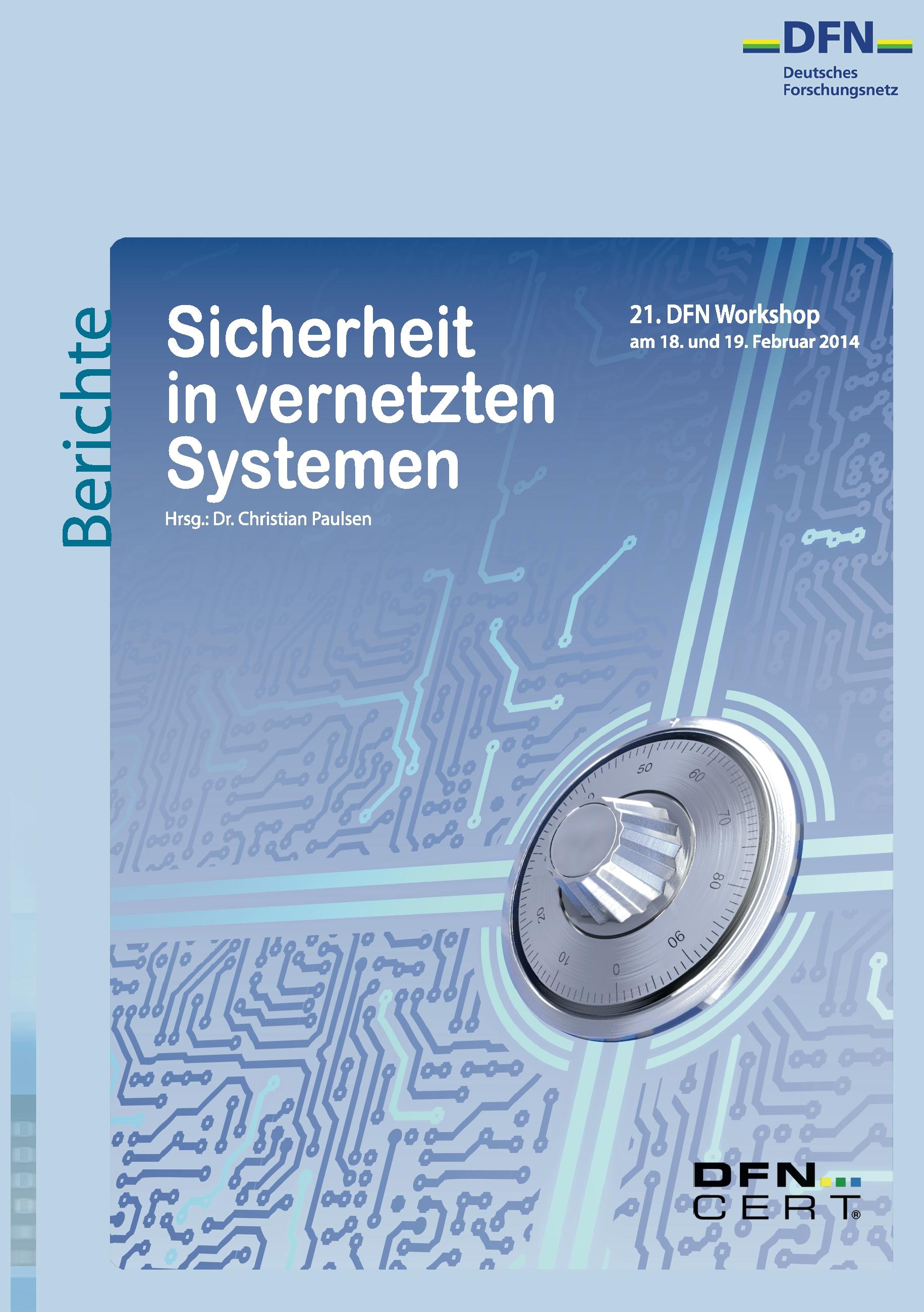Vorderes Coverbild Sicherheit in vernetzten Systemen