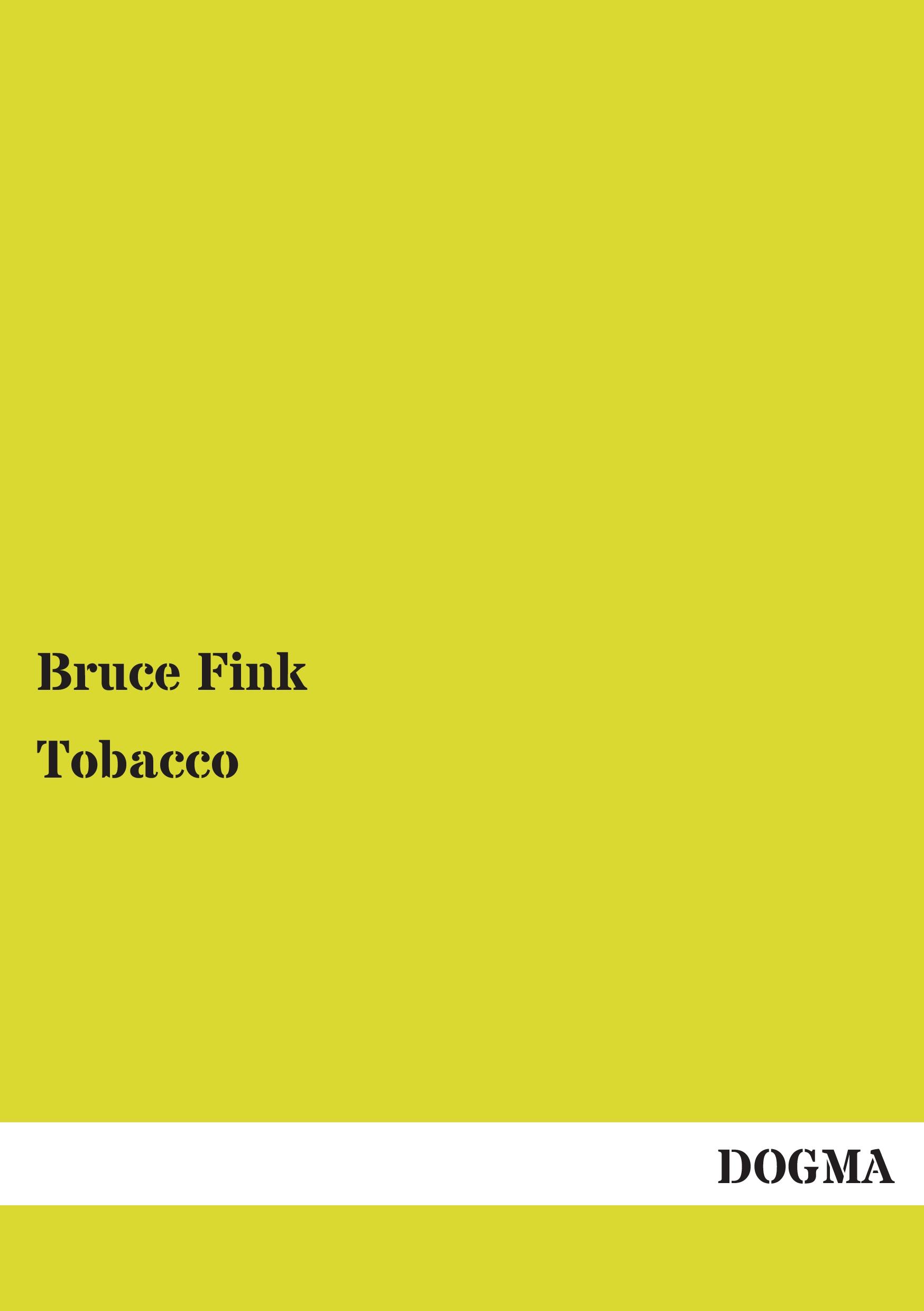 Vorderes Coverbild Tobacco