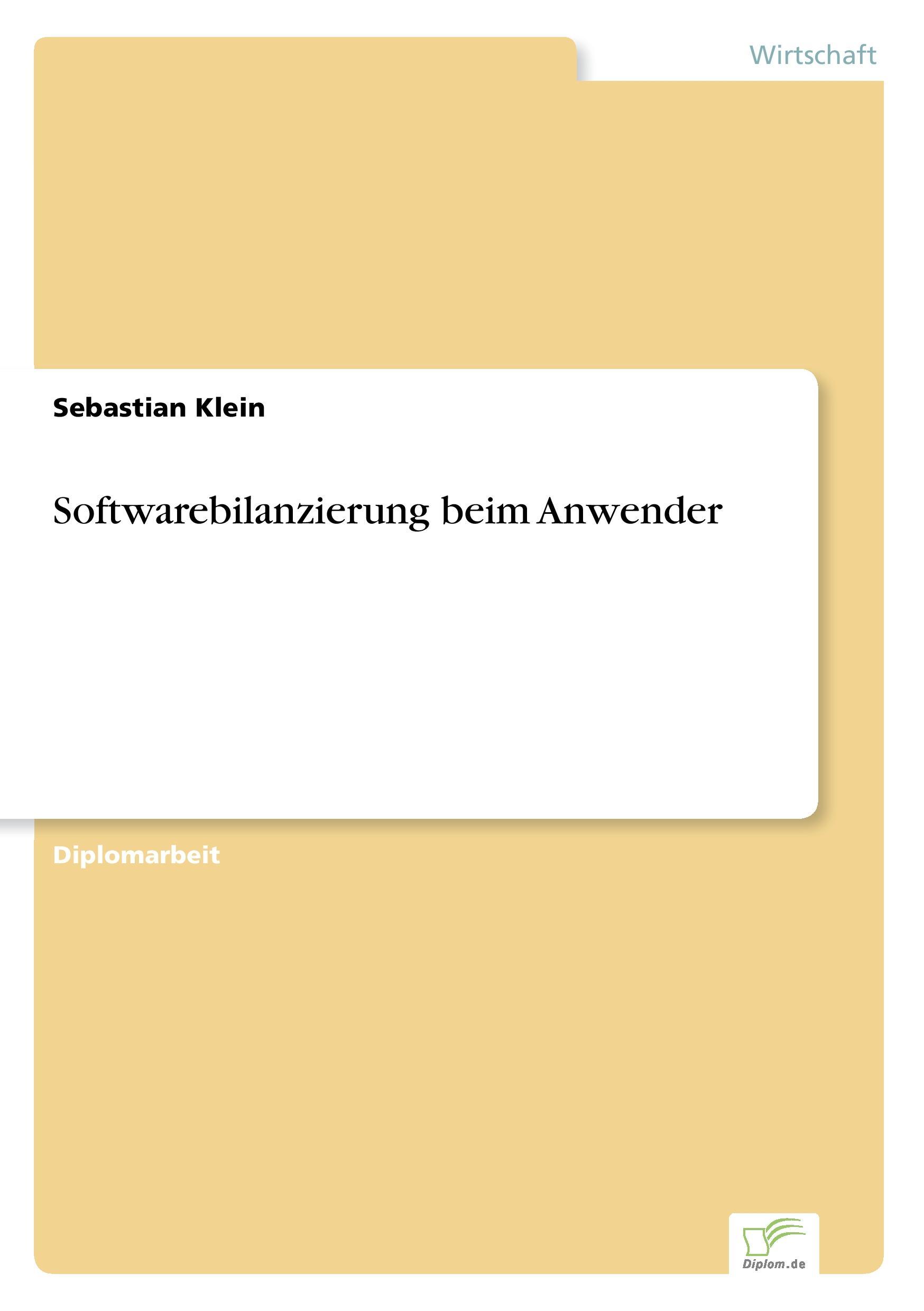 Vorderes Coverbild Softwarebilanzierung beim Anwender