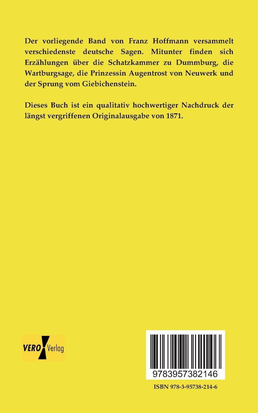 Rückseitencover Deutsche Sagen