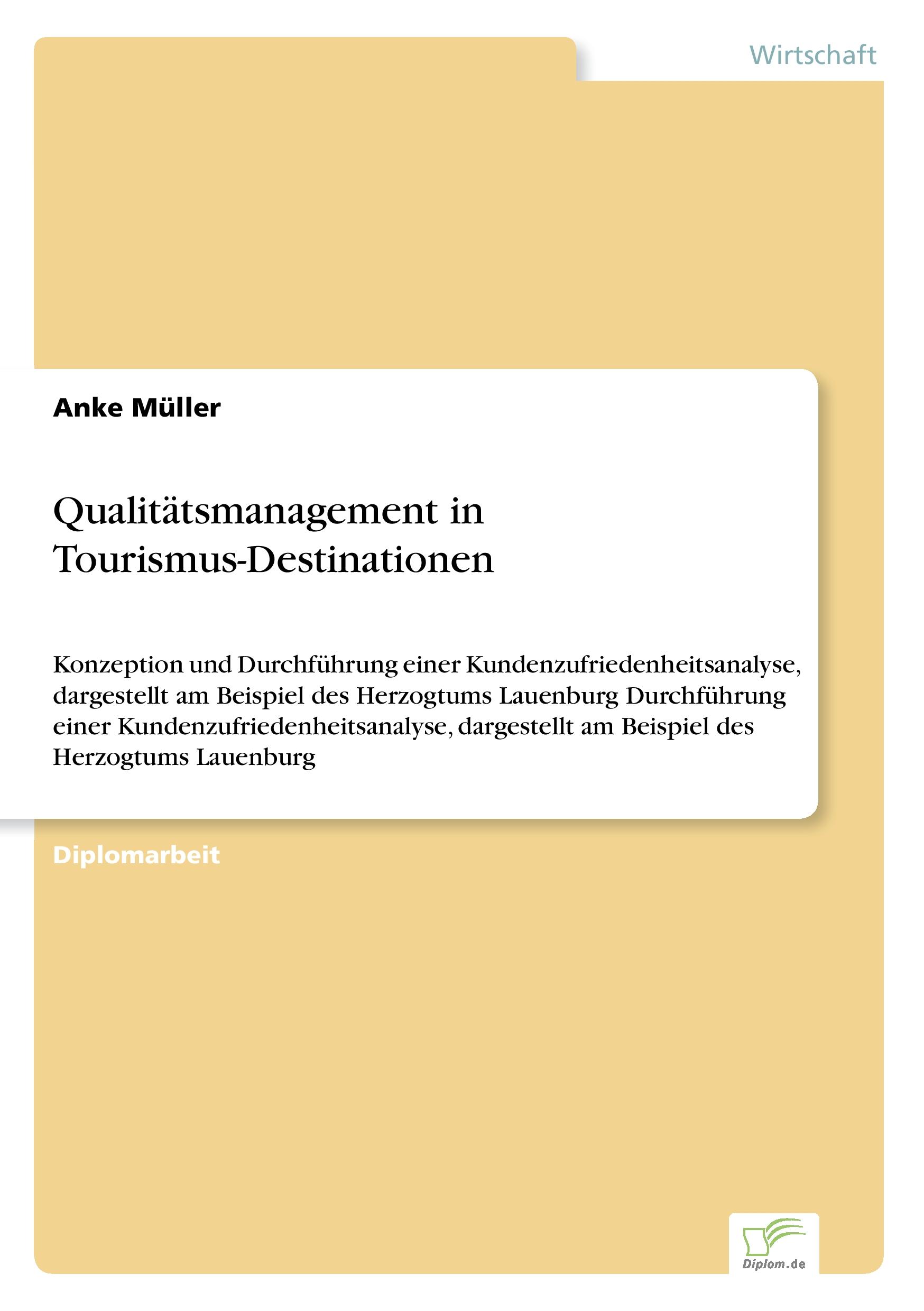 Vorderes Coverbild Qualitätsmanagement in Tourismus-Destinationen