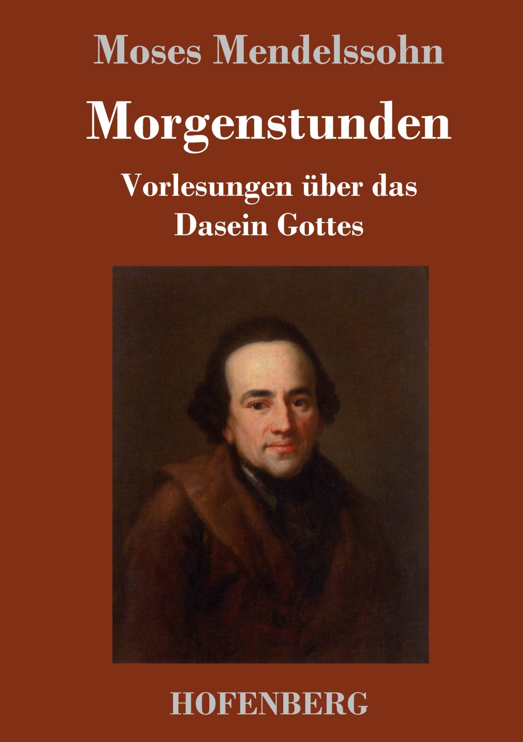 Vorderes Coverbild Morgenstunden oder Vorlesungen über das Dasein Gottes