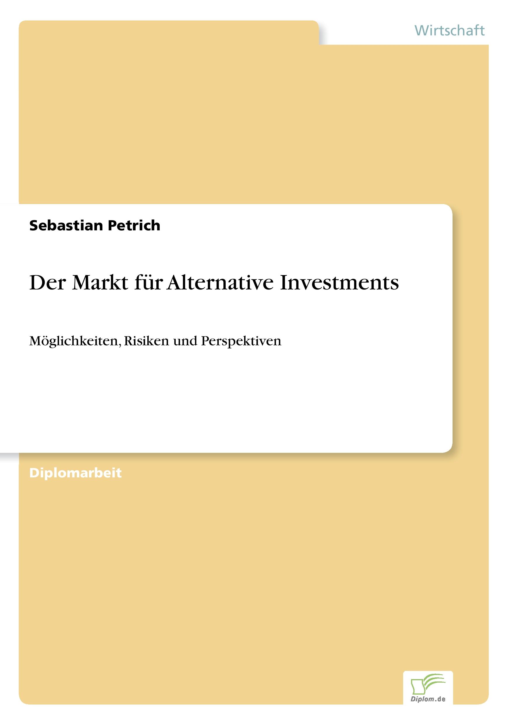 Vorderes Coverbild Der Markt für Alternative Investments